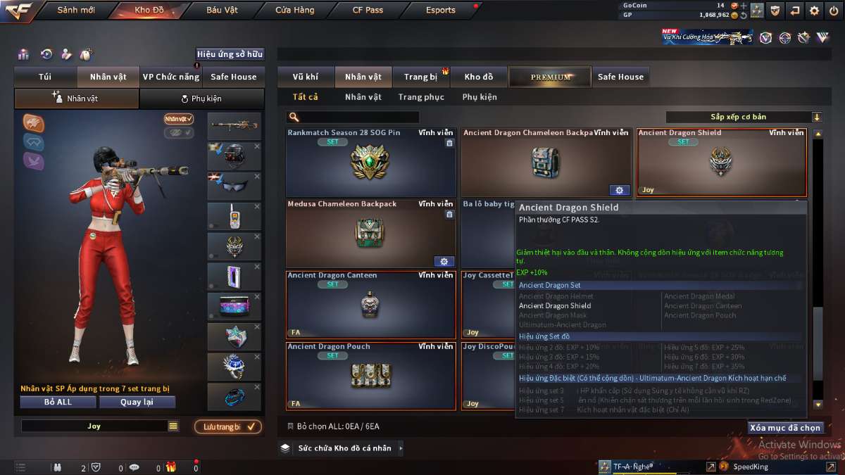 shop acc cf uy tin gia re